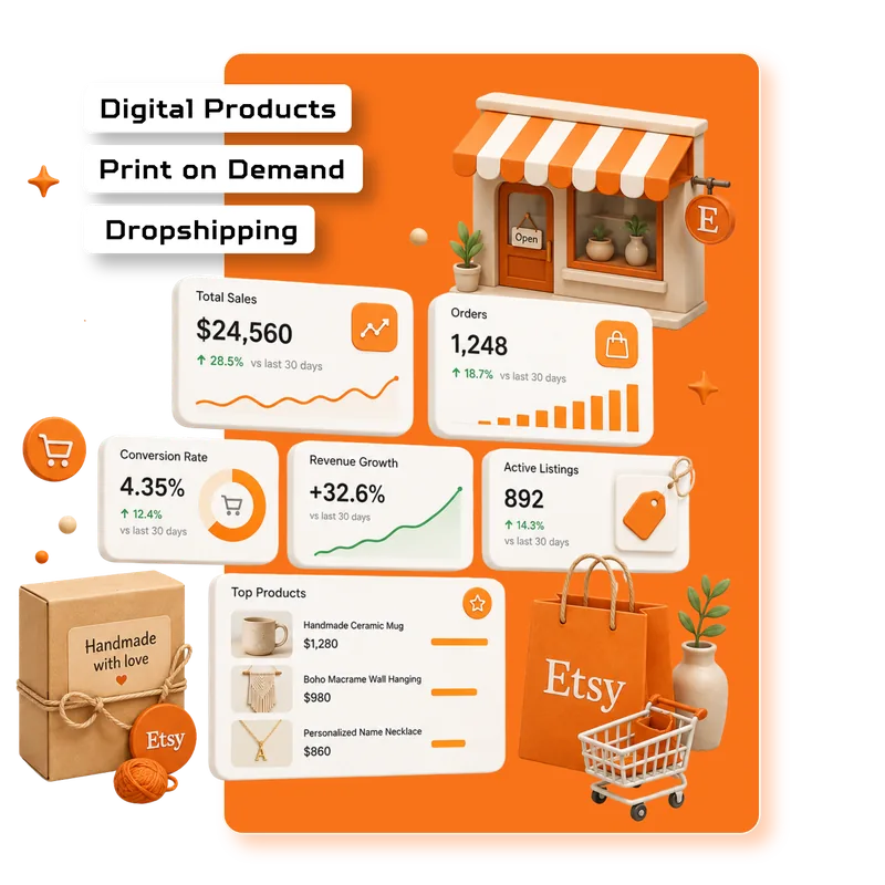 SolveMerce Etsy services card